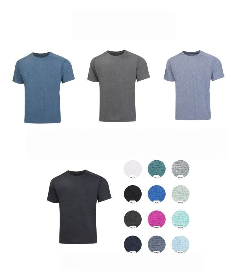 Custom 100%polyester Men's running shirts MT252 print logo 10