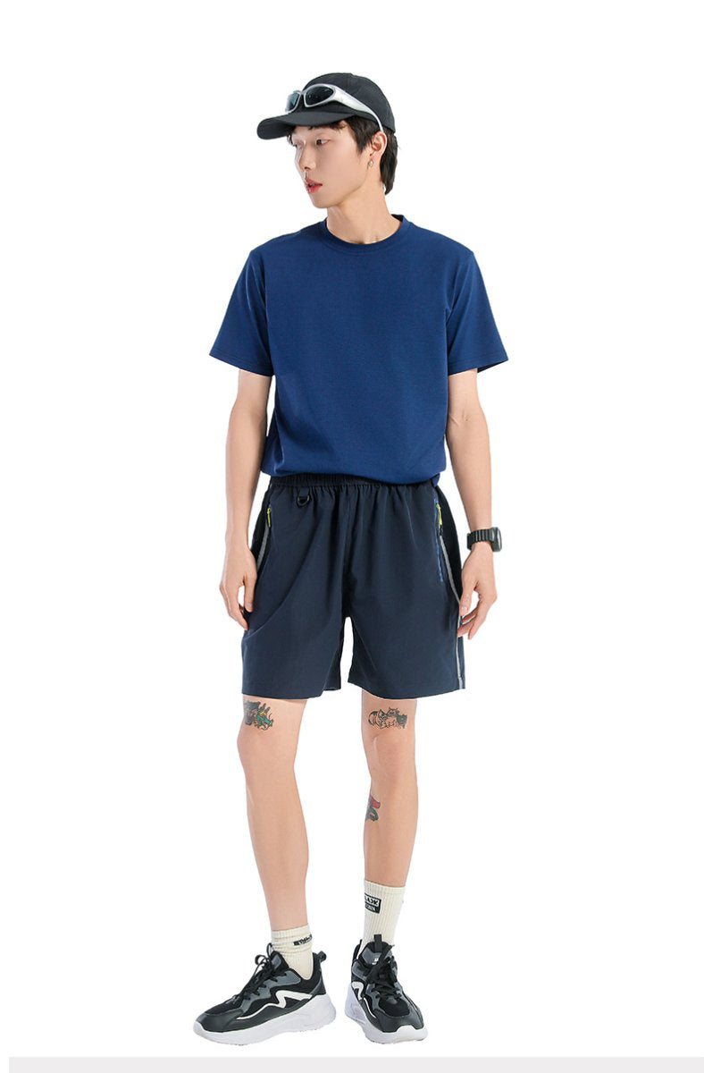 Custom 50%polyester 50%Sorona Men's Running T-Shirt MT257 print logo 6