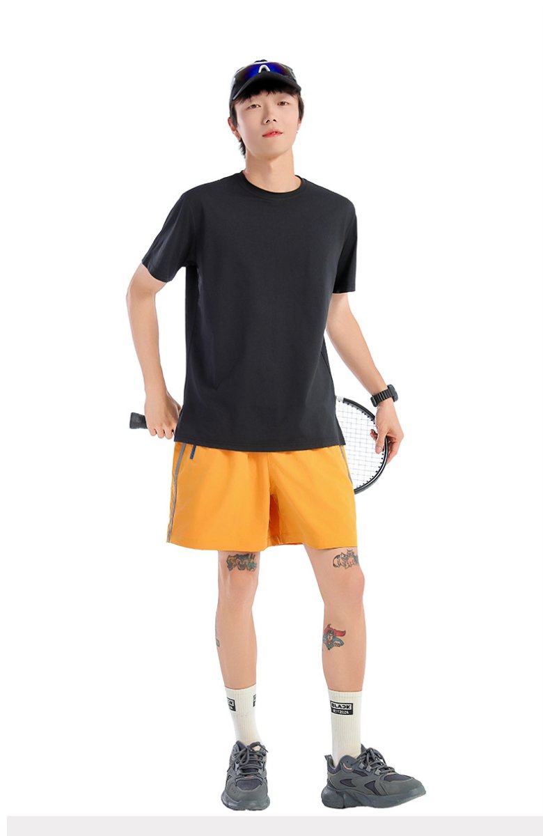 Custom 50%polyester 50%Sorona Men's Running T-Shirt MT257 print logo 19