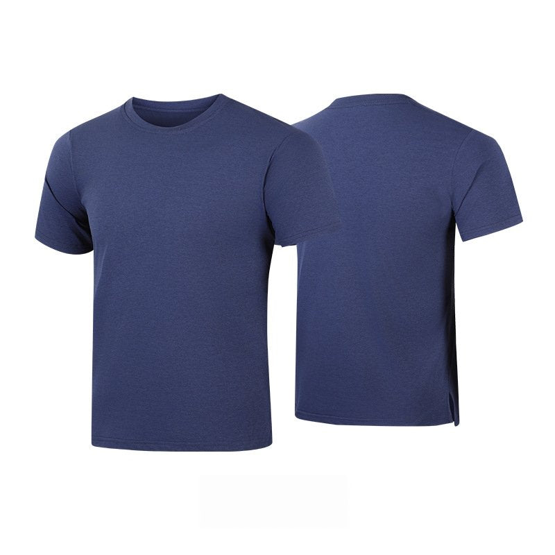 Custom 50%polyester 50%Sorona Men's Running T-Shirt MT257 print logo 3