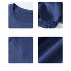 Custom 92%polyester 8%spandex Men's running shirts MT260 print logo 1