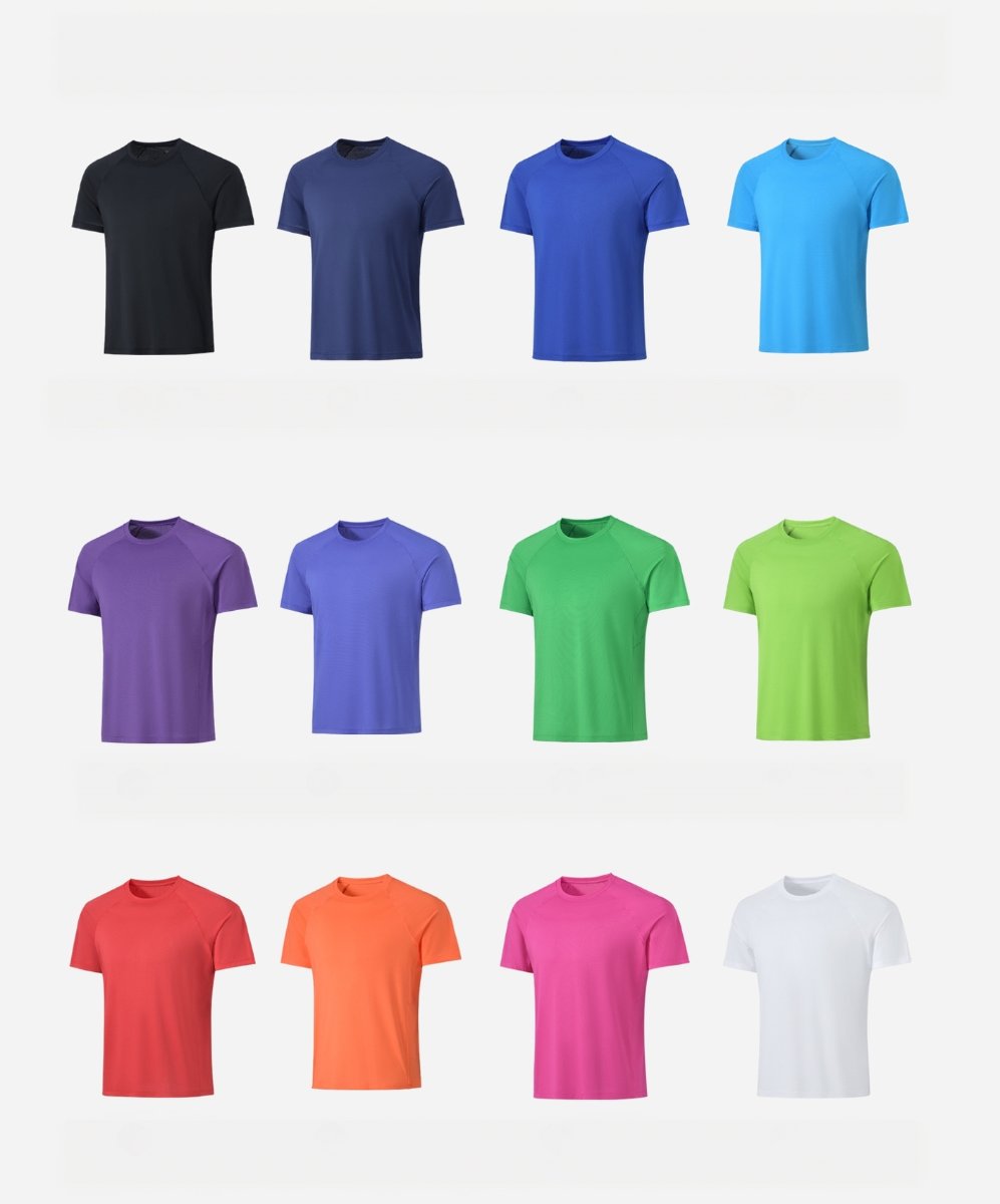 Custom 92%polyester 8%spandex Men's running shirts MT260 print logo 42