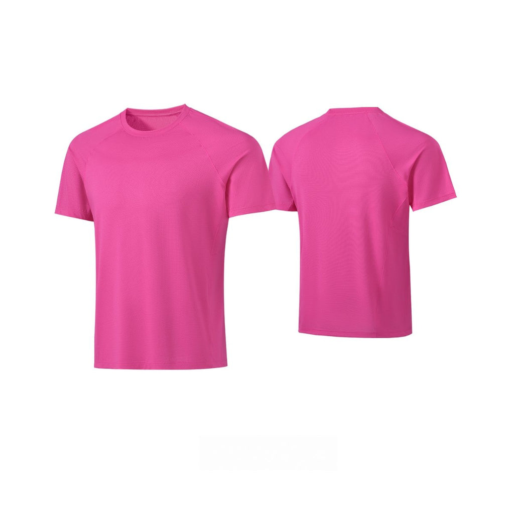 Custom 92%polyester 8%spandex Men's running shirts MT260 print logo 27