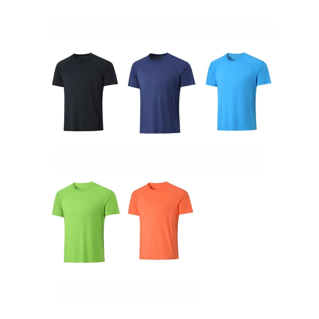 Custom 92%polyester 8%spandex Men's running shirts MT260 print logo 19