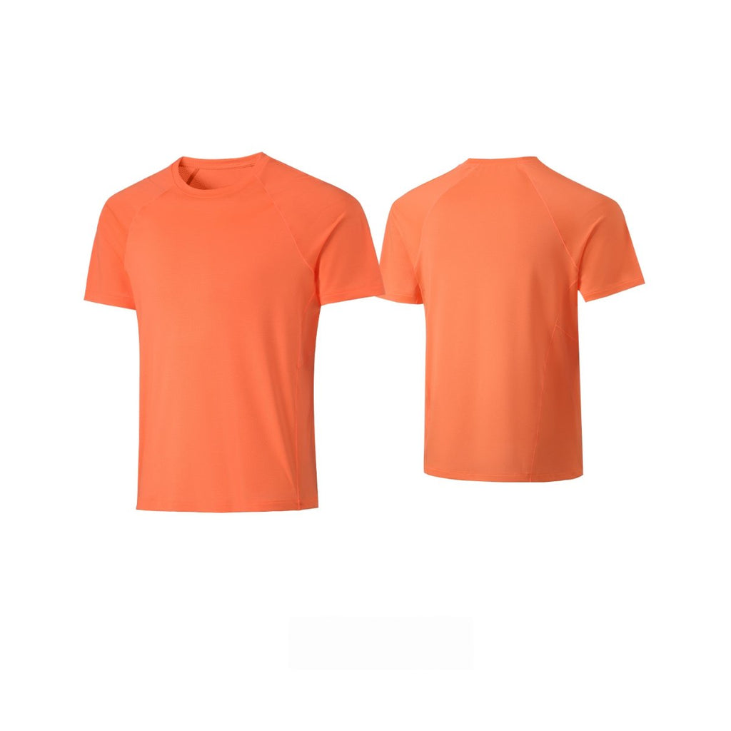 Custom 92%polyester 8%spandex Men's running shirts MT260 print logo 8