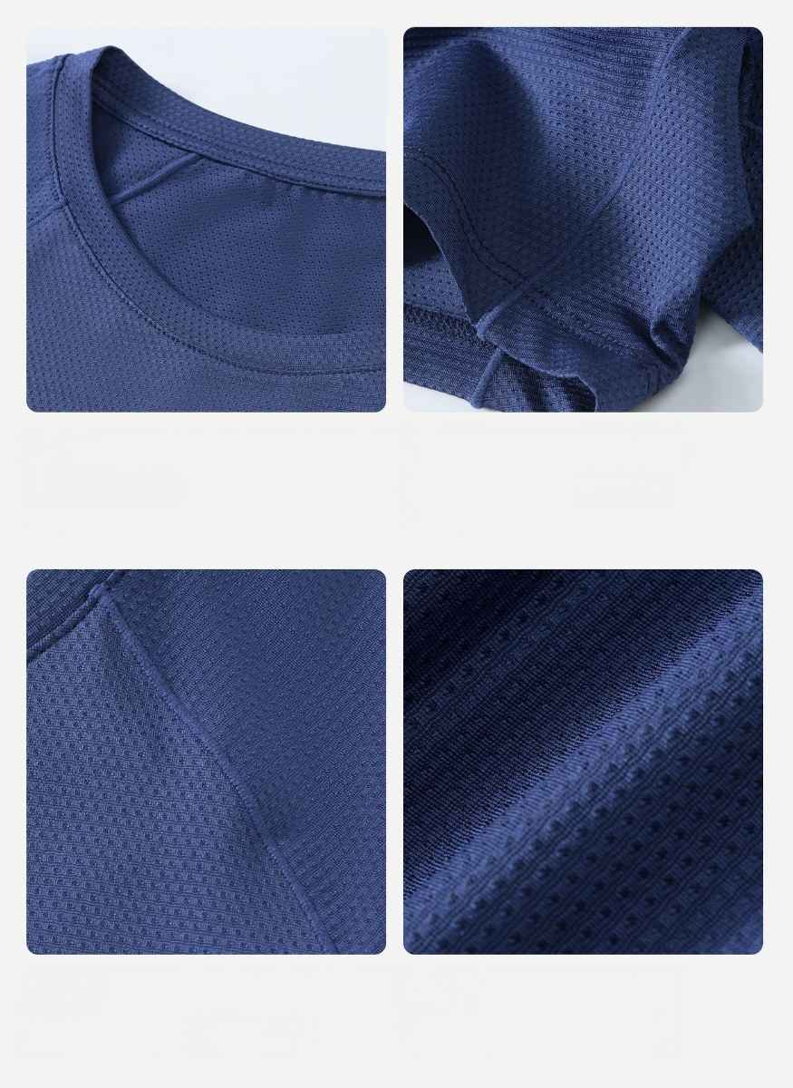 Custom 92%polyester 8%spandex Men's running shirts MT260 print logo 32