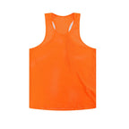Custom 80GSM 100%polyester Lightweight Men's Running Singlet MV2402 print logo 5