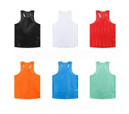 Custom 80GSM 100%polyester Lightweight Men's Running Singlet MV2402 print logo 17