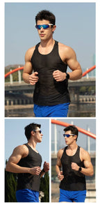 Custom 80GSM 100%polyester Lightweight Men's Running Singlet MV2402 print logo 14