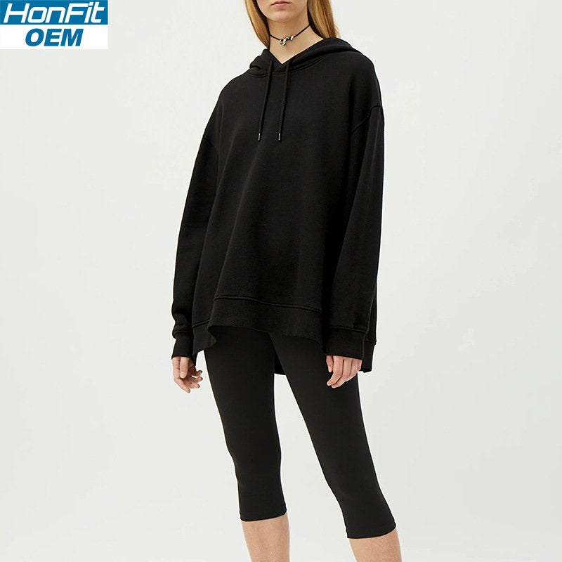 Womens Oversized Activewear 100% cotton Hoodie MZYCSA1983T print logo 3