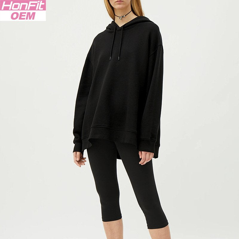 Womens Oversized Activewear 100% cotton Hoodie MZYCSA1983T print logo 4
