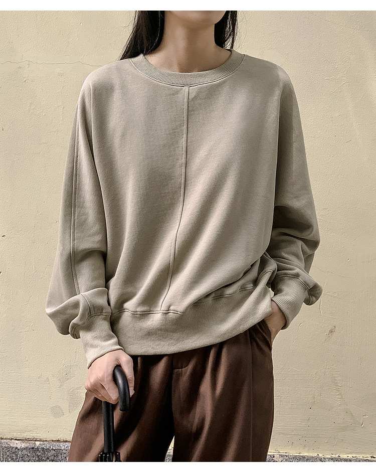 Womens Sports Workout 100% cotton Sweatshirt MZYCSA1988T print logo 34