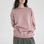 Womens Casual Oversized 100% cotton Sweatshirt MZYCSA2109Y print logo 1