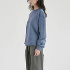 Womens Casual Oversized 100% cotton Sweatshirt MZYCSA2109Y print logo 23
