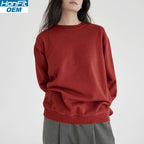 Womens Casual Oversized 100% cotton Sweatshirt MZYCSA2109Y print logo 14