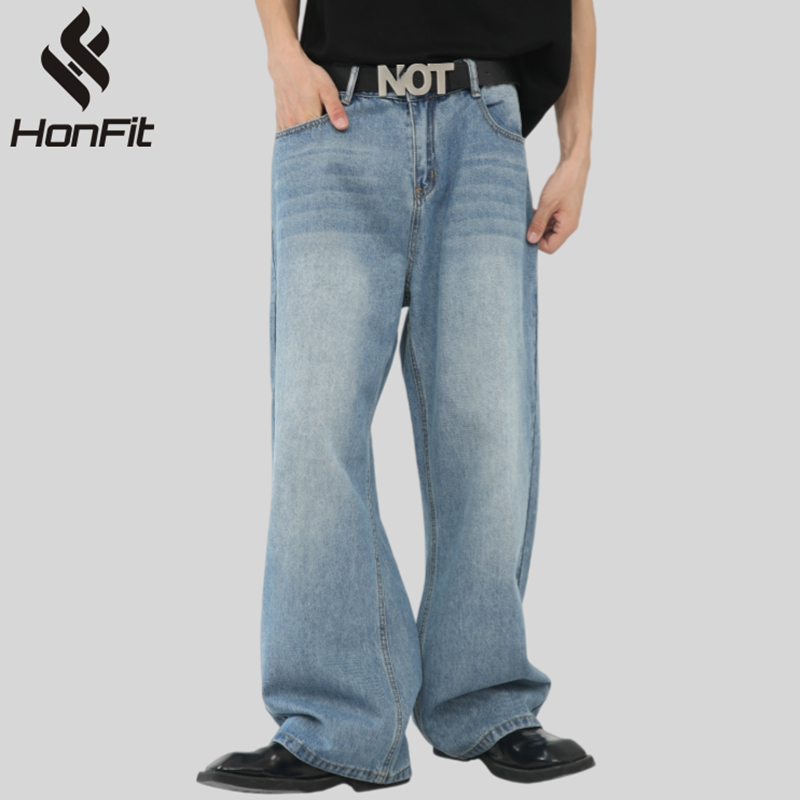 Mens Distressed 84.4%cotton 6%polyester 9.6%regenerated cellulose fiber jeans NB-172