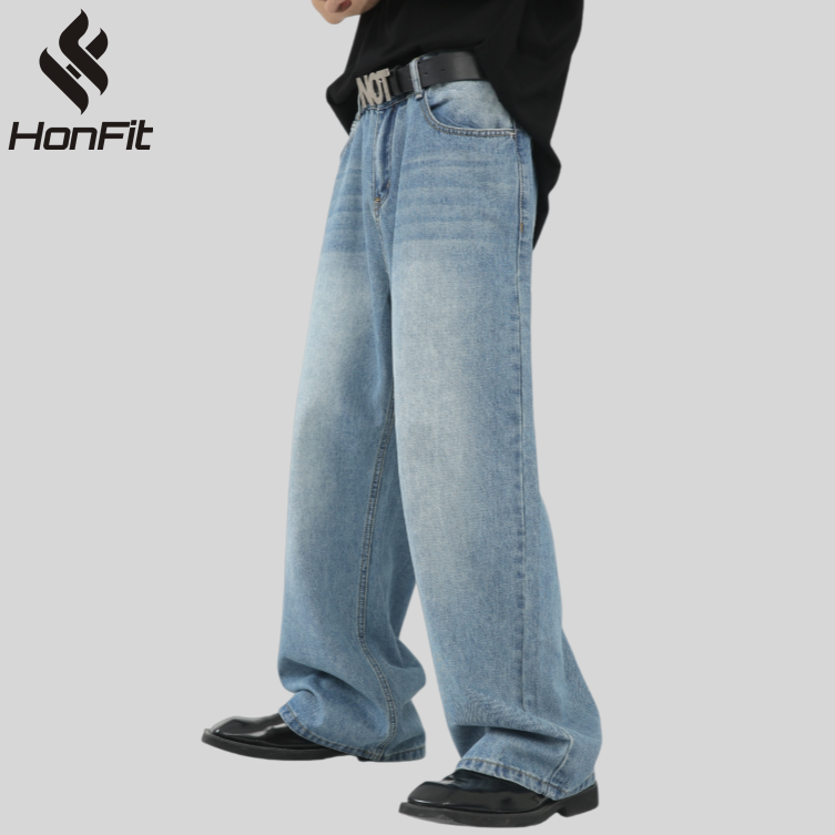 Mens Distressed 84.4%cotton 6%polyester 9.6%regenerated cellulose fiber jeans NB-172