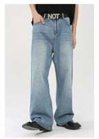 Mens Distressed 84.4%cotton 6%polyester 9.6%regenerated cellulose fiber jeans NB-172