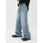 Mens Distressed 84.4%cotton 6%polyester 9.6%regenerated cellulose fiber jeans NB-172