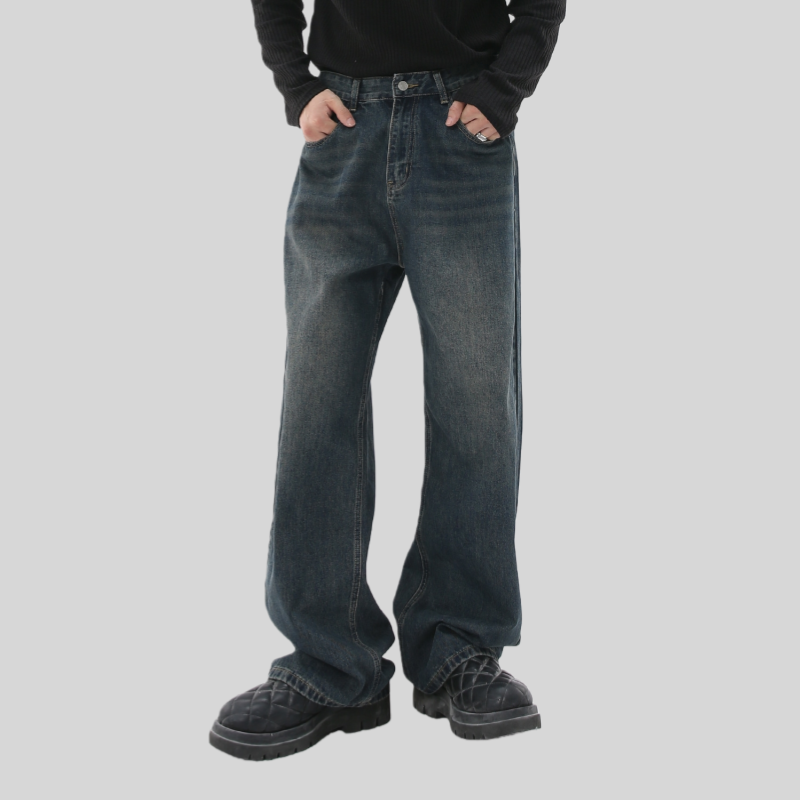 Mens Casual 84.5%cotton 7%polyester 8.5%regenerated cellulose fiber jeans NB-427