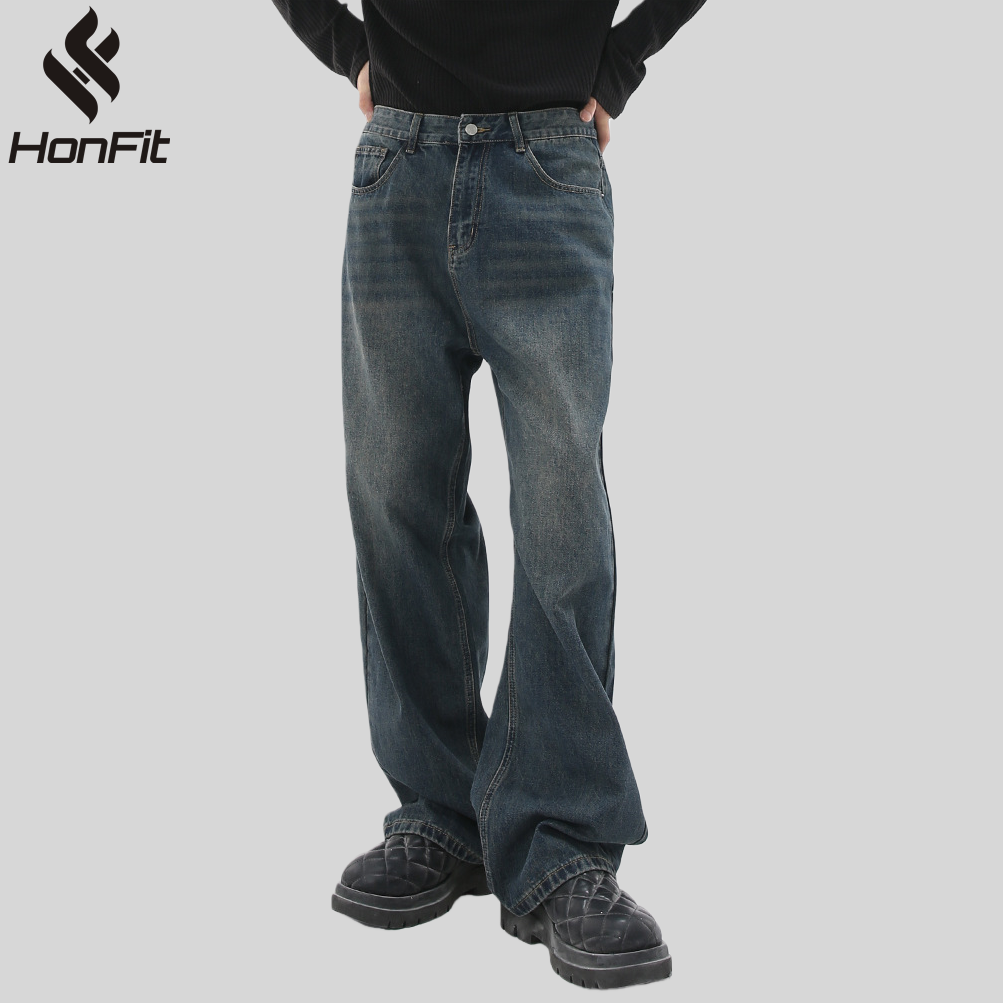 Mens Casual 84.5%cotton 7%polyester 8.5%regenerated cellulose fiber jeans NB-427