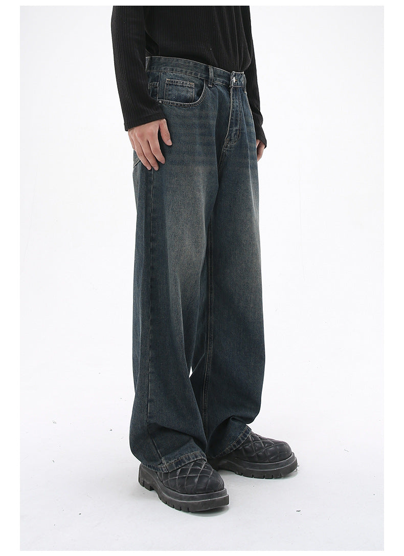 Mens Casual 84.5%cotton 7%polyester 8.5%regenerated cellulose fiber jeans NB-427
