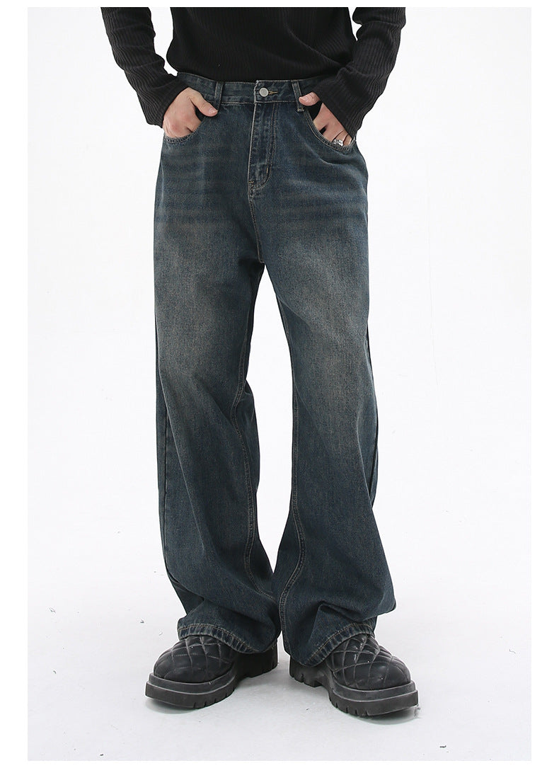 Mens Casual 84.5%cotton 7%polyester 8.5%regenerated cellulose fiber jeans NB-427
