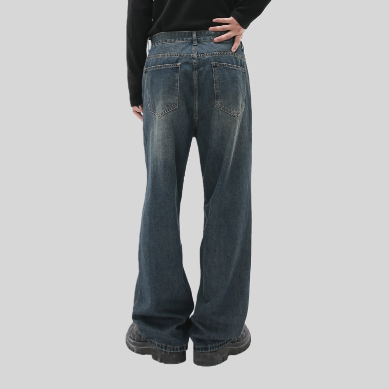 Mens Casual 84.5%cotton 7%polyester 8.5%regenerated cellulose fiber jeans NB-427