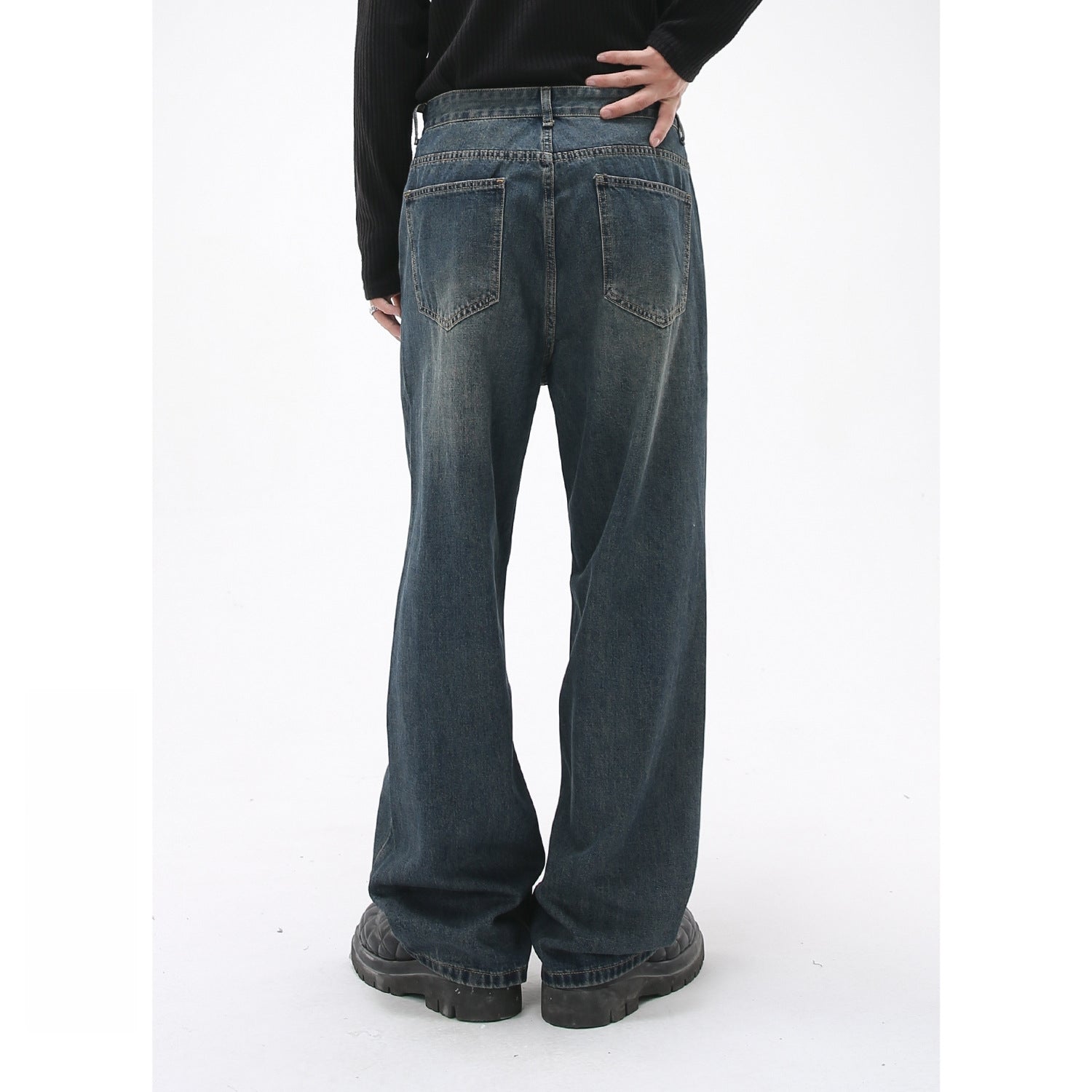 Mens Casual 84.5%cotton 7%polyester 8.5%regenerated cellulose fiber jeans NB-427