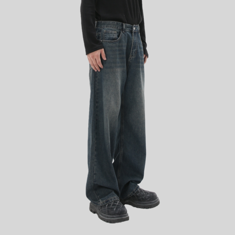 Mens Casual 84.5%cotton 7%polyester 8.5%regenerated cellulose fiber jeans NB-427