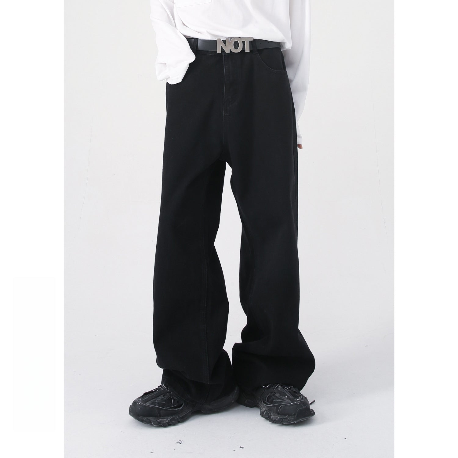 Mens Oversized 79.3%cotton 9.1%polyester 11.6%regenerated cellulose fiber jeans NB-B414