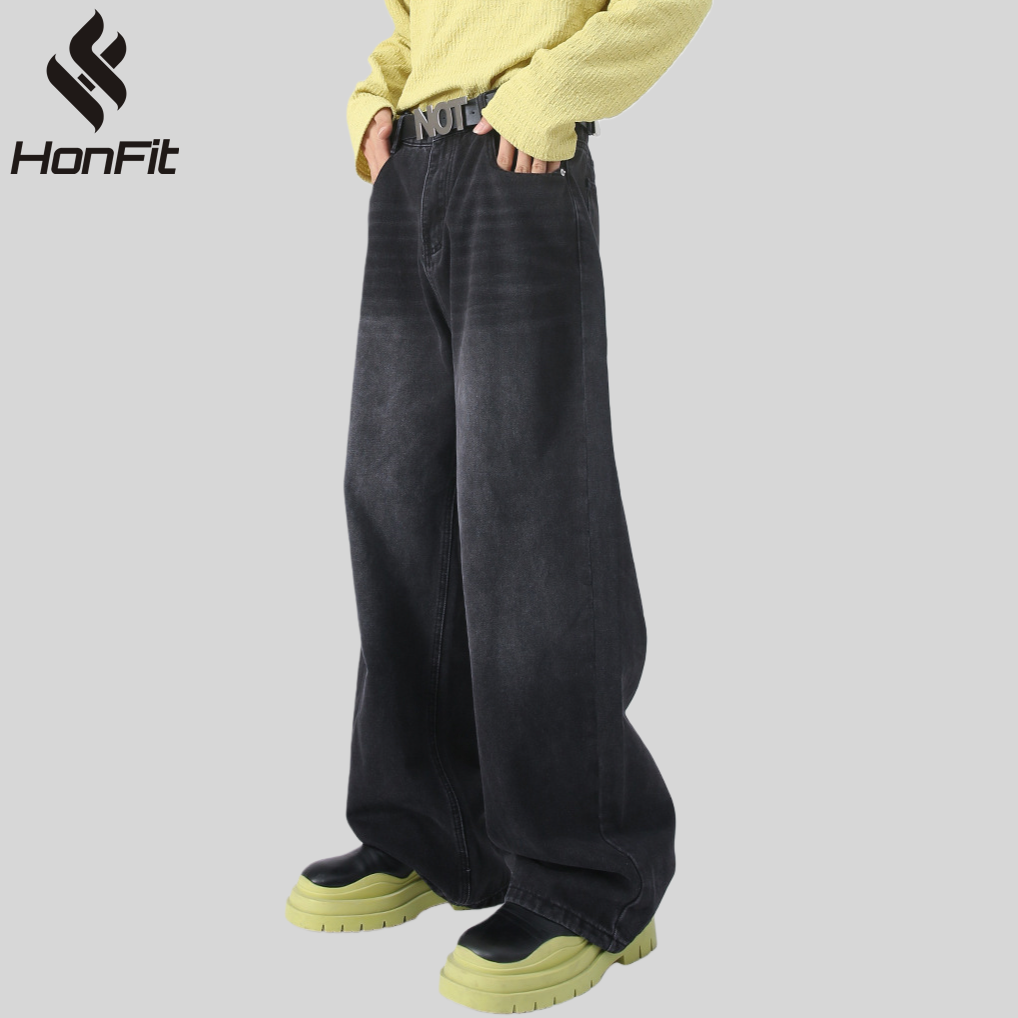 Mens Oversized 79.3%cotton 9.1%polyester 11.6%regenerated cellulose fiber jeans NB-B414