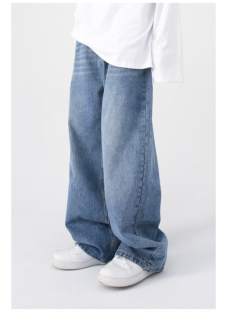 Mens Oversized 79.3%cotton 9.1%polyester 11.6%regenerated cellulose fiber jeans NB-B414