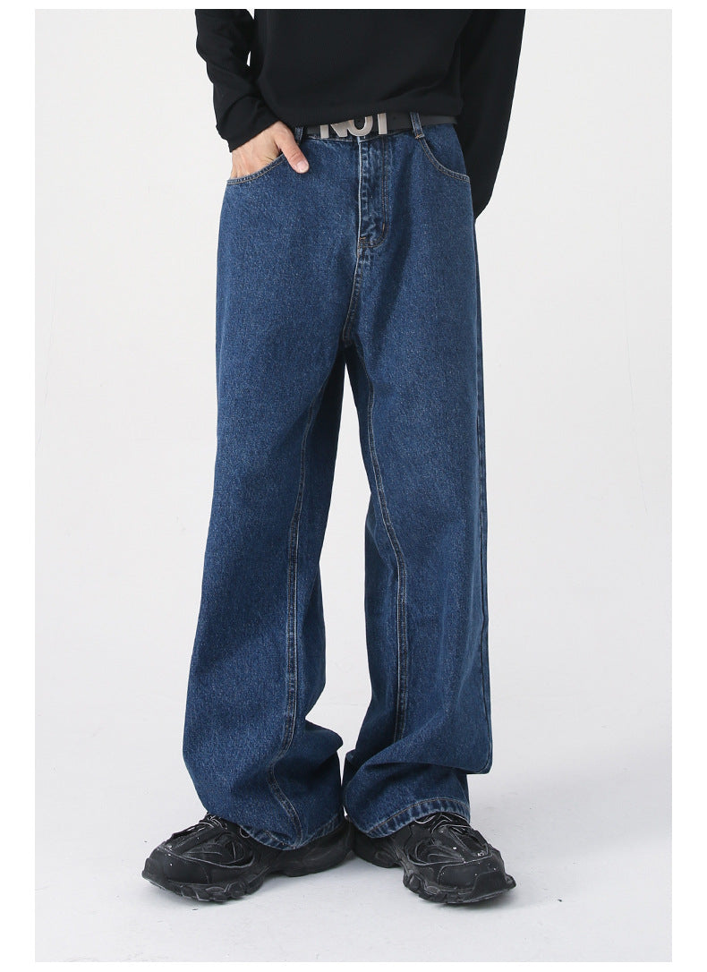 Mens Oversized 79.3%cotton 9.1%polyester 11.6%regenerated cellulose fiber jeans NB-B414
