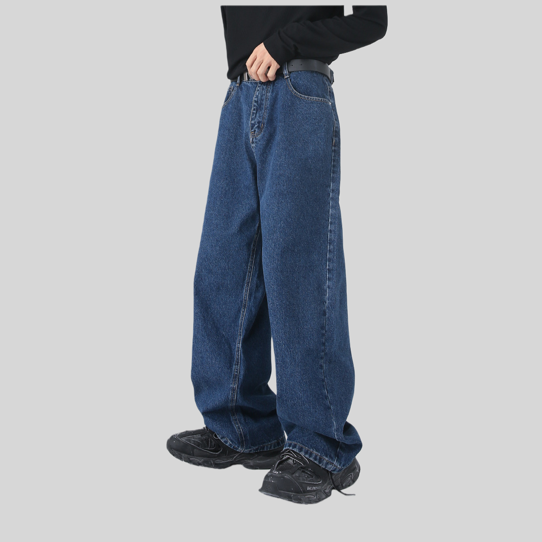 Mens Oversized 79.3%cotton 9.1%polyester 11.6%regenerated cellulose fiber jeans NB-B414