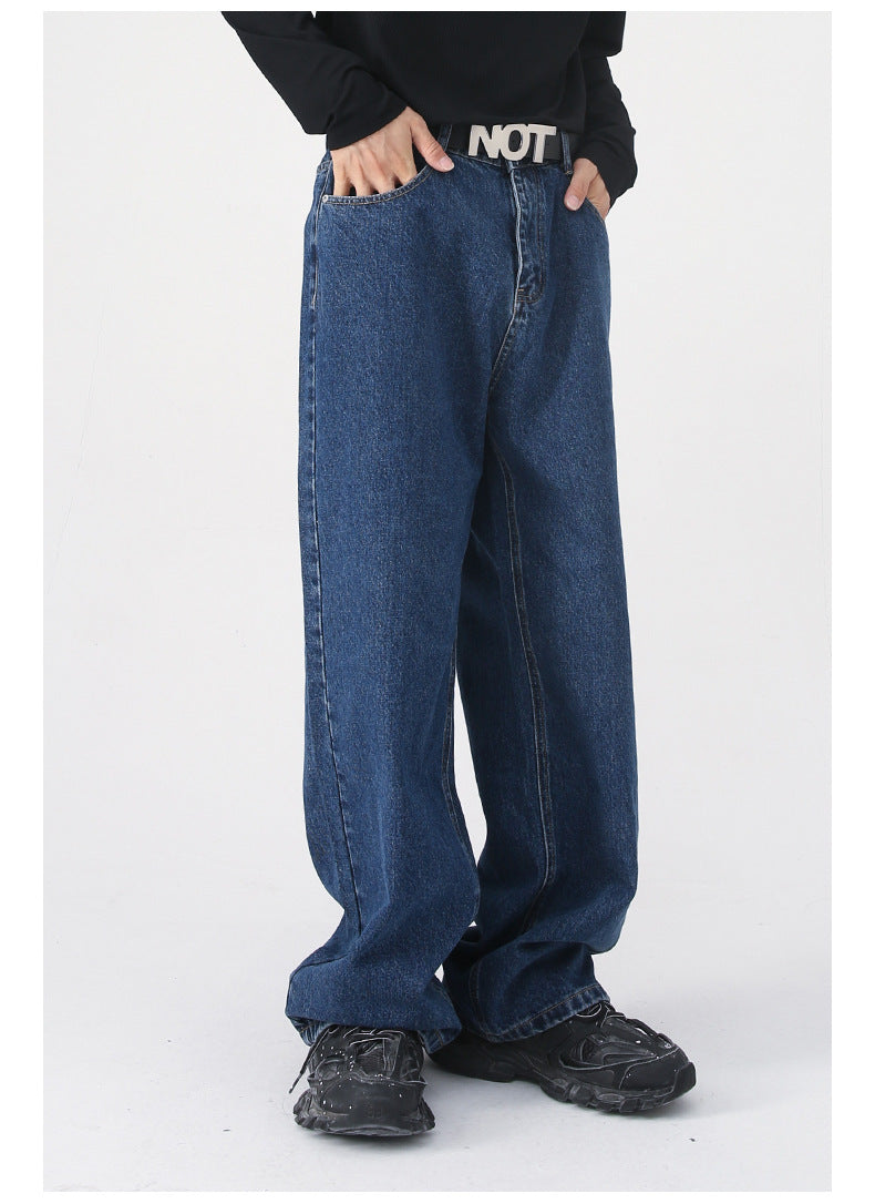 Mens Oversized 79.3%cotton 9.1%polyester 11.6%regenerated cellulose fiber jeans NB-B414
