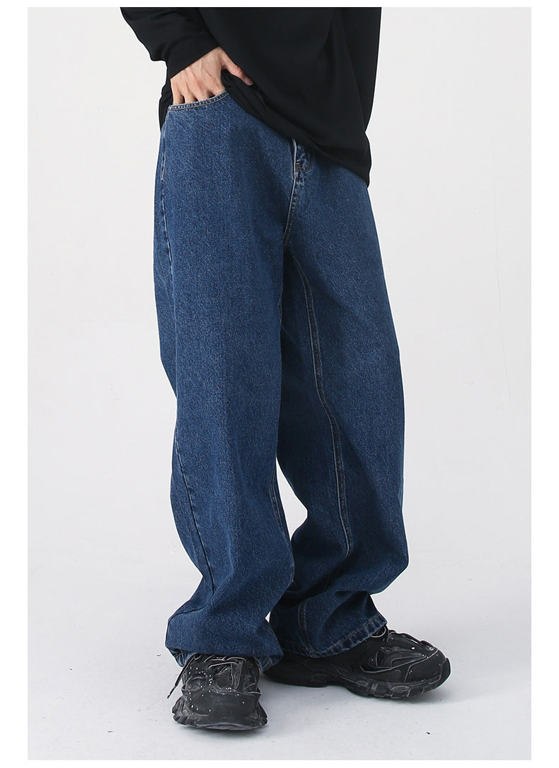 Mens Oversized 79.3%cotton 9.1%polyester 11.6%regenerated cellulose fiber jeans NB-B414