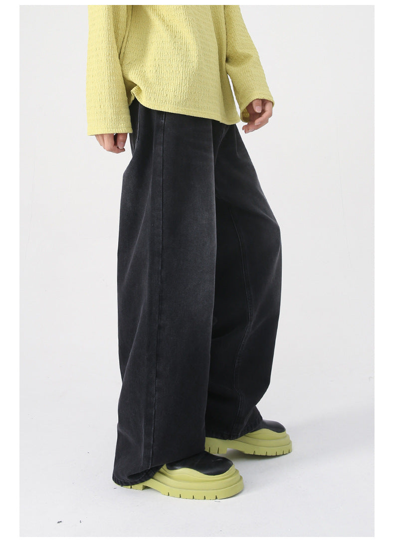 Mens Oversized 79.3%cotton 9.1%polyester 11.6%regenerated cellulose fiber jeans NB-B414