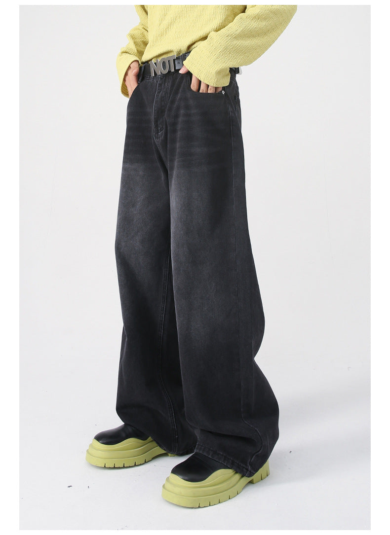 Mens Oversized 79.3%cotton 9.1%polyester 11.6%regenerated cellulose fiber jeans NB-B414
