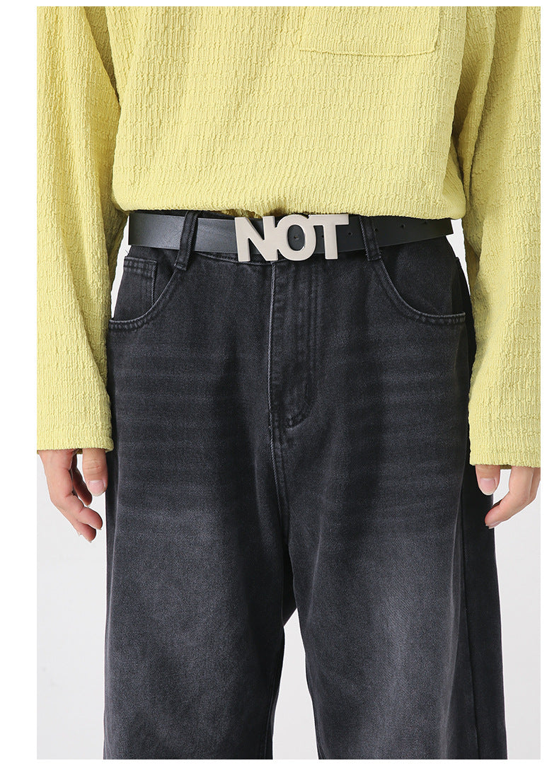 Mens Oversized 79.3%cotton 9.1%polyester 11.6%regenerated cellulose fiber jeans NB-B414