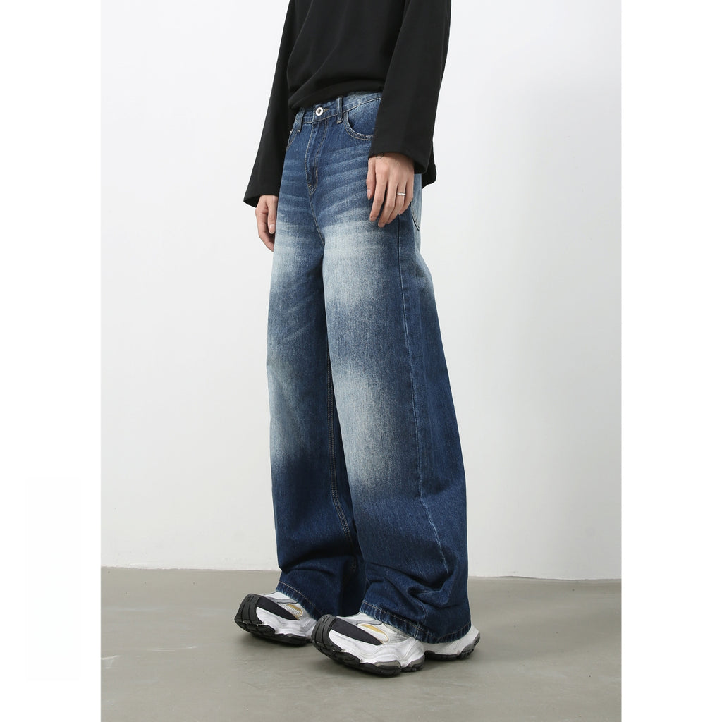 Mens Acid Washed 84.4%cotton 6%polyester 9.6%regenerated cellulose fiber jeans NB-H059X09