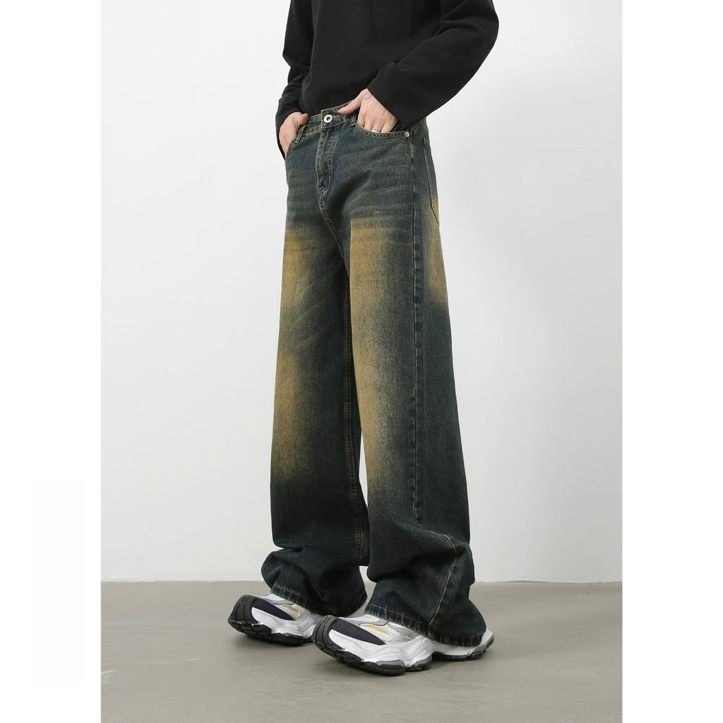 Mens Acid Washed 84.4%cotton 6%polyester 9.6%regenerated cellulose fiber jeans NB-H059X09