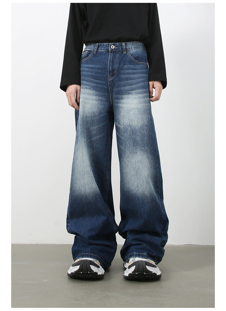Mens Acid Washed 84.4%cotton 6%polyester 9.6%regenerated cellulose fiber jeans NB-H059X09