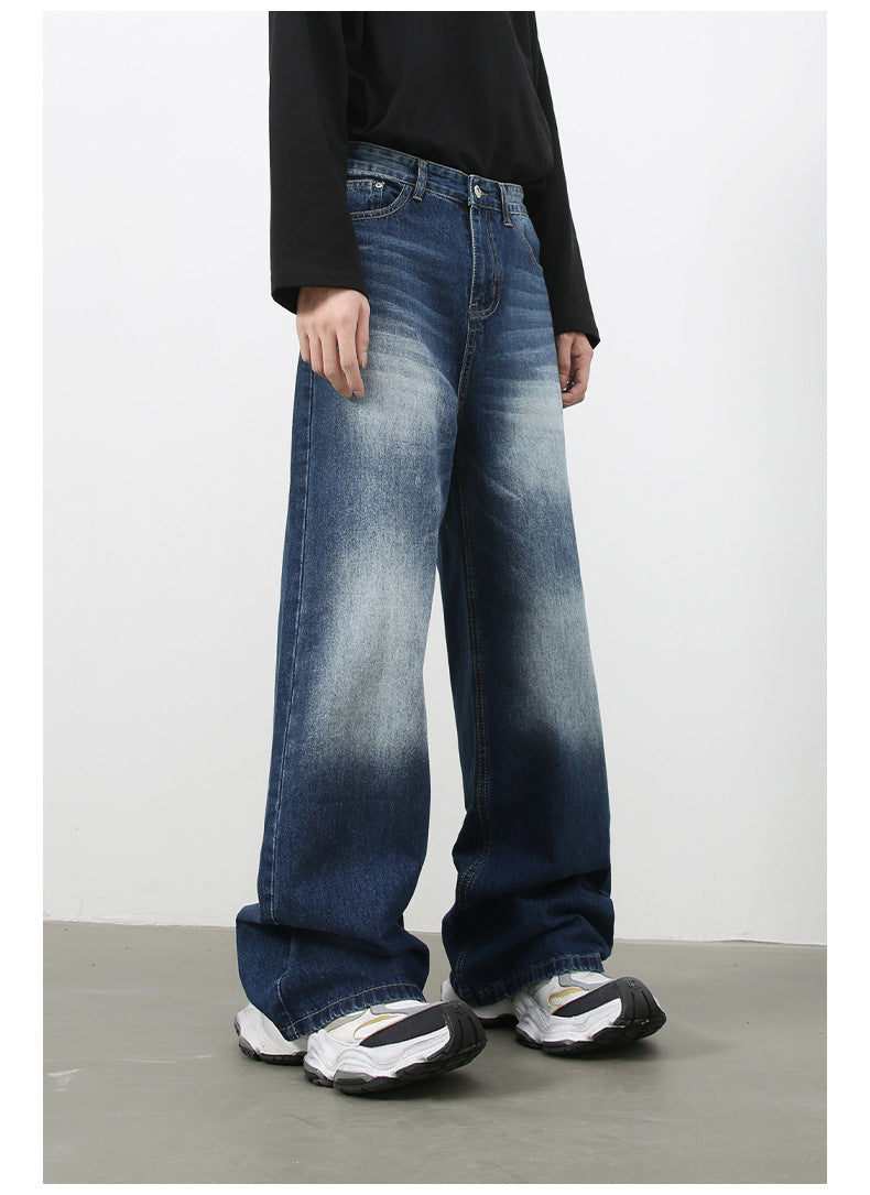 Mens Acid Washed 84.4%cotton 6%polyester 9.6%regenerated cellulose fiber jeans NB-H059X09