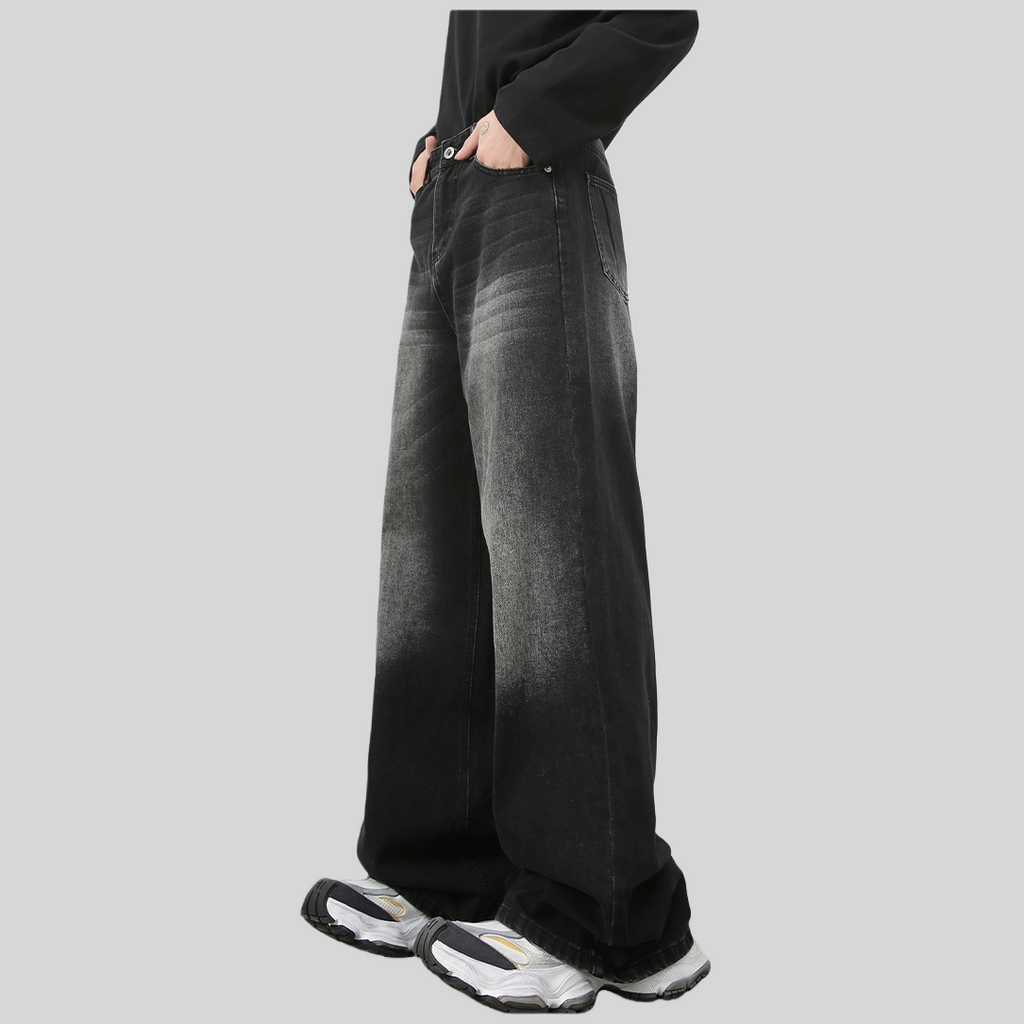 Mens Acid Washed 84.4%cotton 6%polyester 9.6%regenerated cellulose fiber jeans NB-H059X09