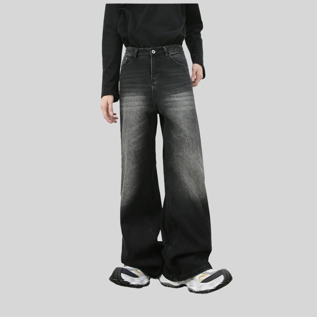 Mens Acid Washed 84.4%cotton 6%polyester 9.6%regenerated cellulose fiber jeans NB-H059X09 - Product View 32 | Honfit
