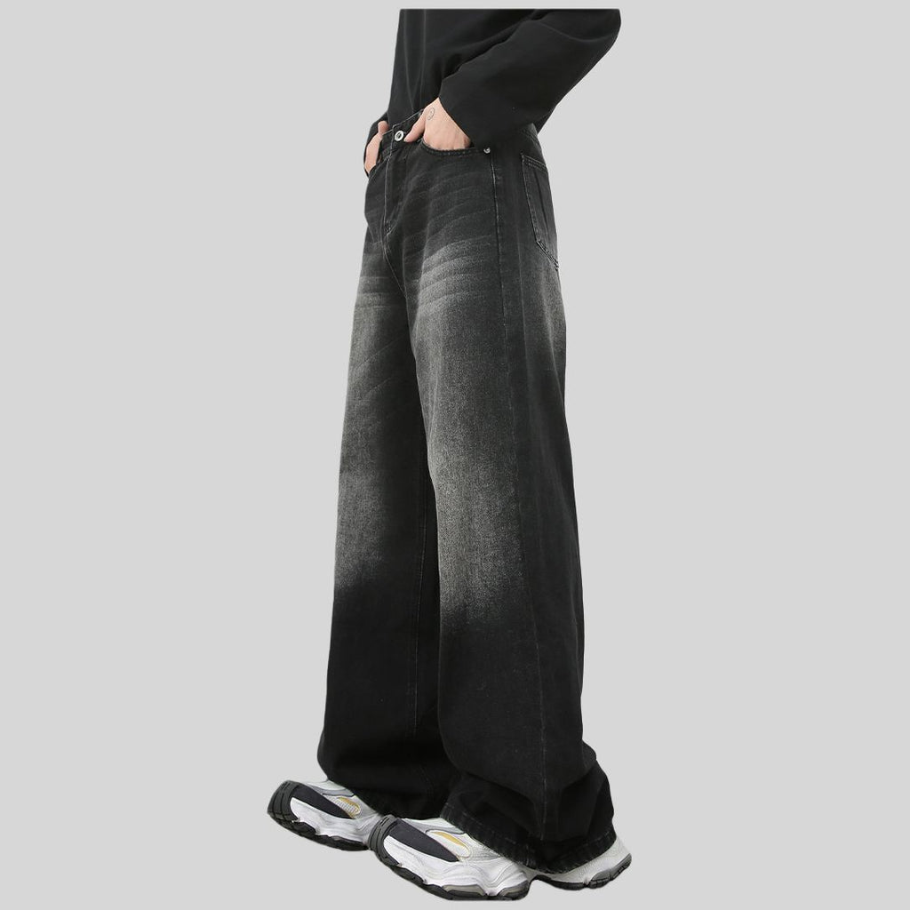Mens Acid Washed 84.4%cotton 6%polyester 9.6%regenerated cellulose fiber jeans NB-H059X09 - Product View 35 | Honfit