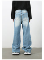 Mens Acid Washed 84.4%cotton 6%polyester 9.6%regenerated cellulose fiber jeans NB-H059X09