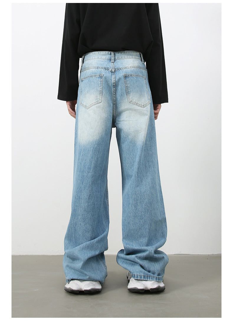Mens Acid Washed 84.4%cotton 6%polyester 9.6%regenerated cellulose fiber jeans NB-H059X09 - Product View 41 | Honfit