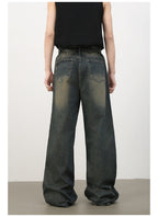 Mens Acid Washed 84.4%cotton 6%polyester 9.6%regenerated cellulose fiber jeans NB-H059X09